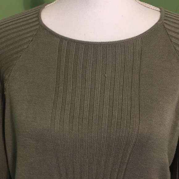 THE COLLECTION olive green long sleeved sweater - Picture 2 of 8